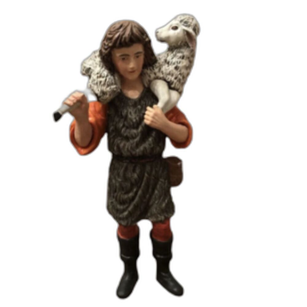 VINTAGE FLAMBRO RENAISSANCE NATIVITY RESIN GABRIEL THE SHEPHERD FIGURINE 1991